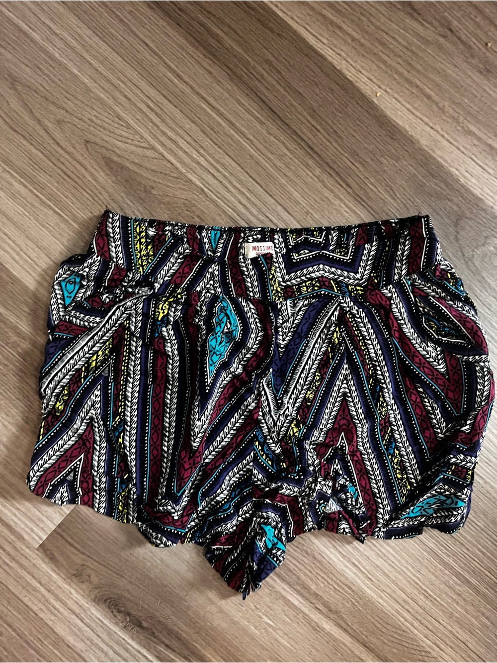Mossimo Supply Co. Multicolor Printed Women’s Shorts - Black, Burgundy, Teal